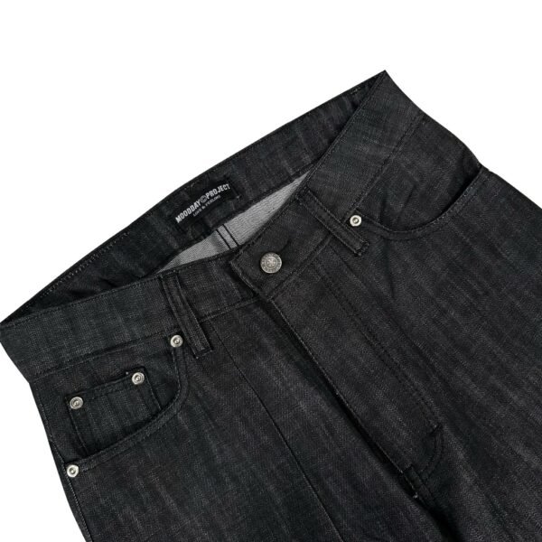 RAW DENIM BAGGY CULTURE BLACK HITAM MOODDAY PROJECT - Image 5