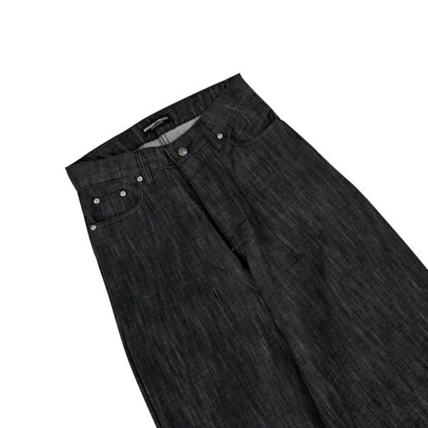RAW DENIM BAGGY CULTURE BLACK HITAM MOODDAY PROJECT - Image 4