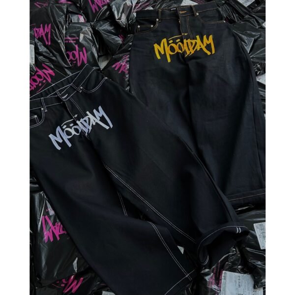RAW DENIM BAGGY OG LOGO MOODDAY PROJECT - Image 3