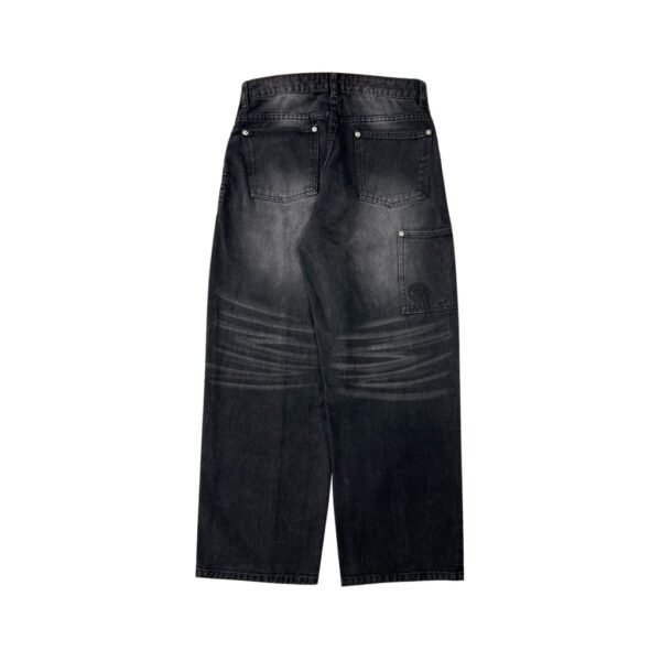 BAGGY PANTS DENIM CHARCOAL V2 MOODDAY PROJECT - Image 2