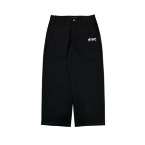 CHINO BAGGY WIDELEG BLACK MOODDAY PROJECT BORDIR