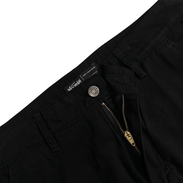CHINO BAGGY WIDELEG BLACK MOODDAY PROJECT BORDIR - Image 4