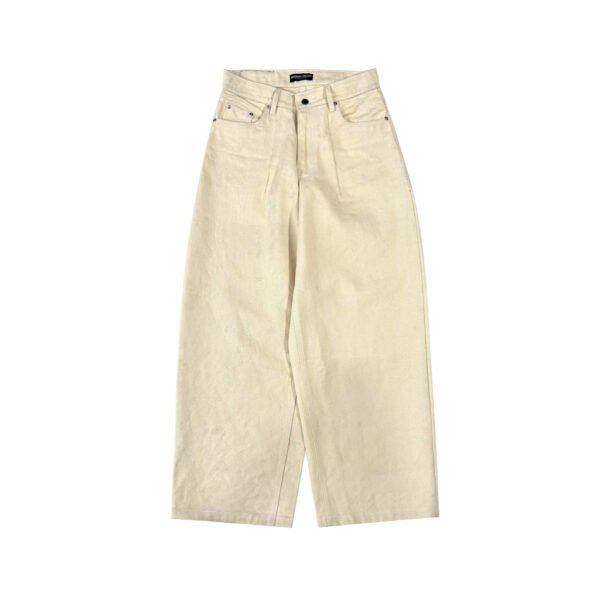 RAW DENIM BAGGY CULTURE CREAM HITAM MOODDAY PROJECT