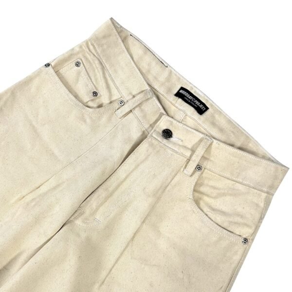RAW DENIM BAGGY CULTURE CREAM HITAM MOODDAY PROJECT - Image 4