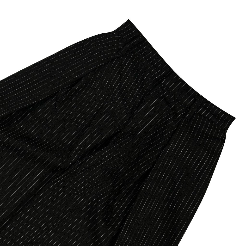 PLEATED STRIPE PANTS WIDELEG TROUSERS MOODDAY PROJECT NO JEANS FORMAL - Image 3