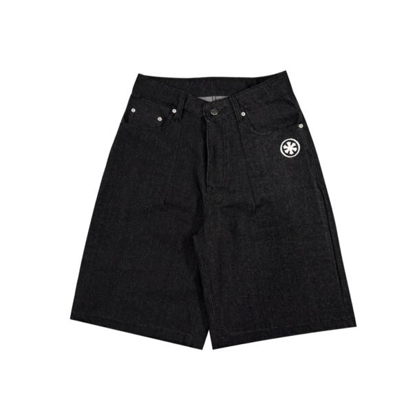RAW DENIM JORTS PANTS HITAM OSAKA MOODDAY PROJECT - Image 3