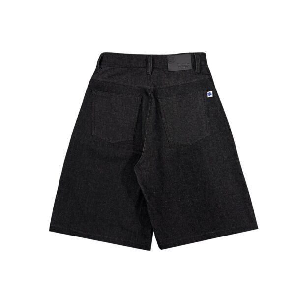 RAW DENIM JORTS PANTS HITAM OSAKA MOODDAY PROJECT - Image 4