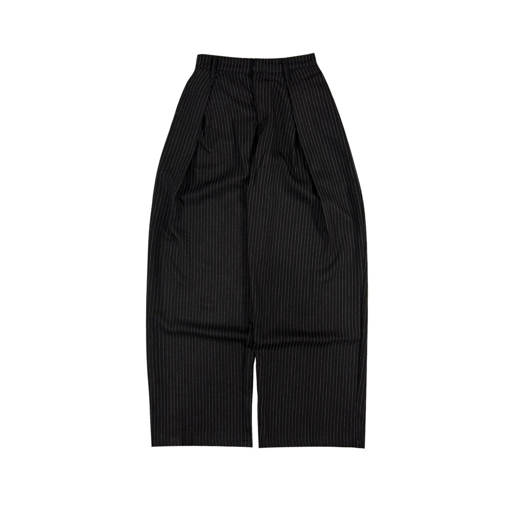 PLEATED STRIPE PANTS WIDELEG TROUSERS MOODDAY PROJECT NO JEANS FORMAL