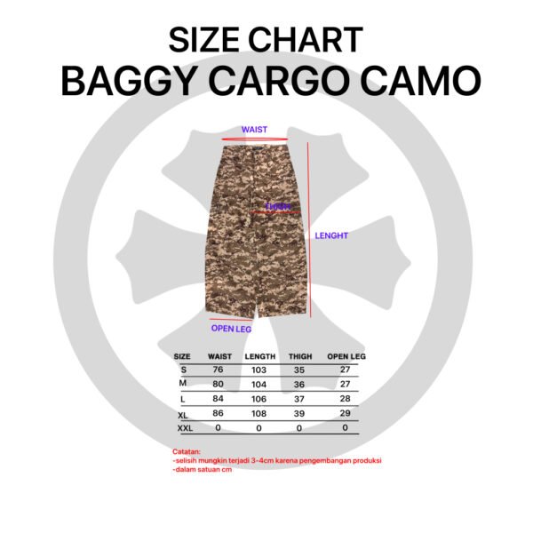 CARGO BAGGY CAMO CHOCO MOODDAY PROJECT - Image 7