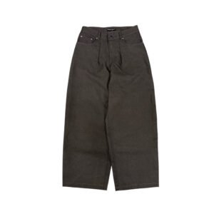 RAW DENIM BAGGY CULTURE HERINGBONE BROWN MOODDAY PROJECT