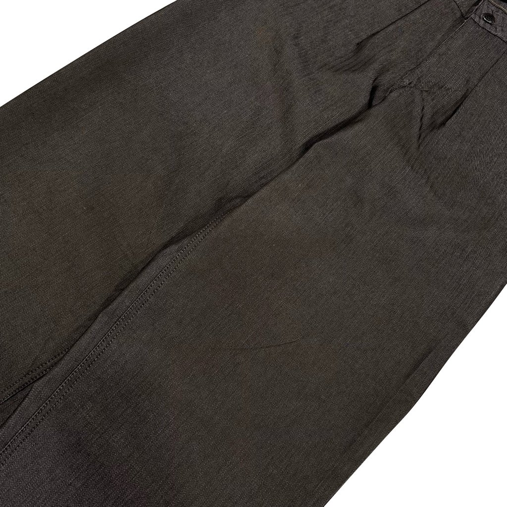 RAW DENIM BAGGY CULTURE HERINGBONE BROWN MOODDAY PROJECT - Image 4