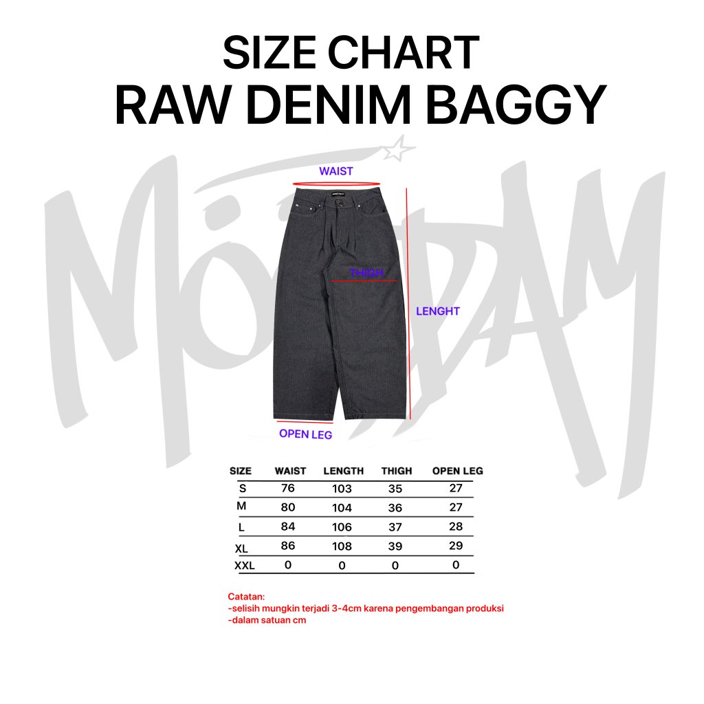 RAW DENIM BAGGY CULTURE HERINGBONE BROWN MOODDAY PROJECT - Image 7
